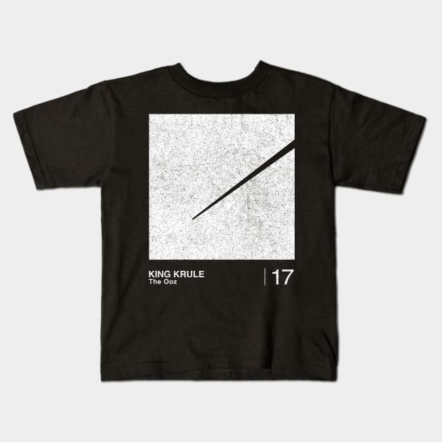 King Krule / Minimalist Graphic Artwork Design Kids T-Shirt by saudade